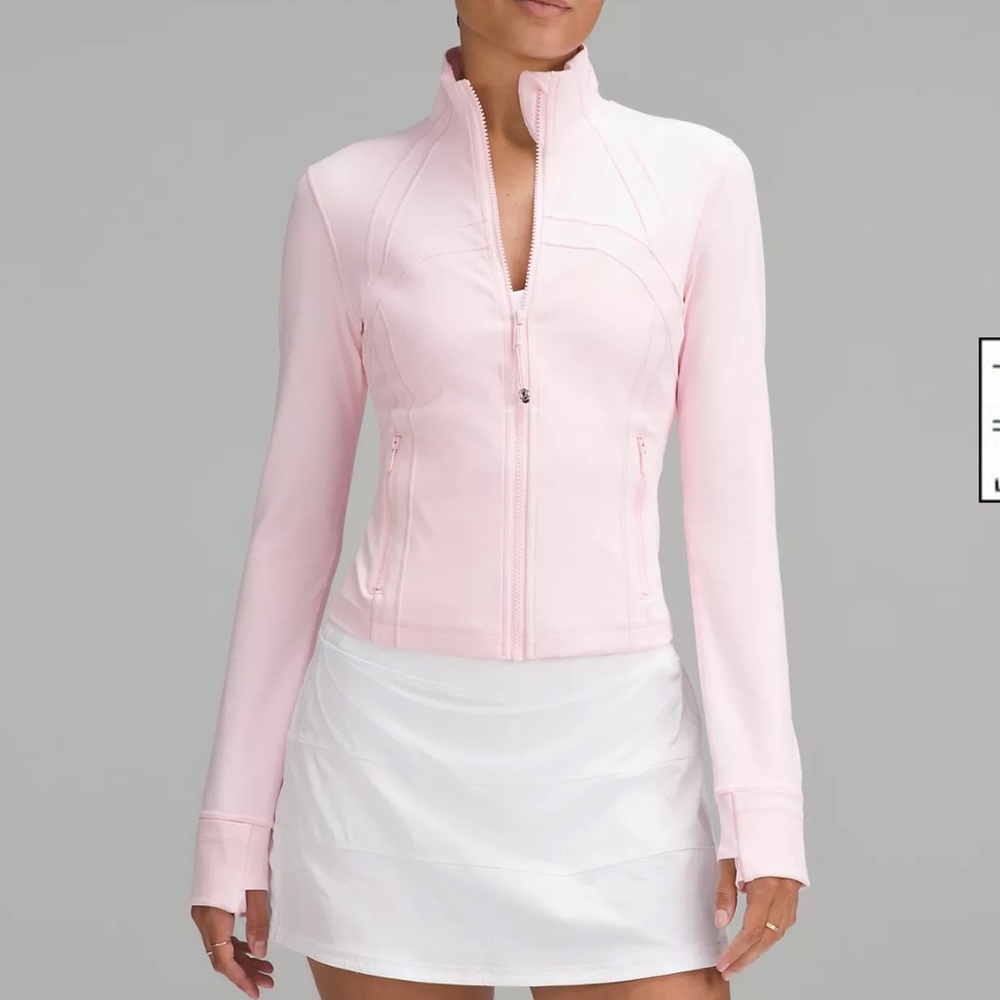 Lululemon Cropped Define Jacket Strawberry Milkshake